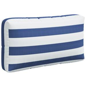 Coussin de palette 3005779-3 (lot de 3) Bleu - Blanc