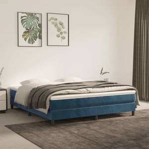 Boxspringbett 3017513-5 Dunkelblau - 160 x 25 cm