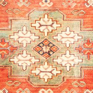 Kazak - 265x190cm Rot - Naturfaser - 190 x 1 x 265 cm