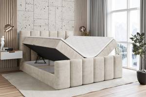 Boxspringbett BOXI1-Z Beige - Breite: 180 cm - H3