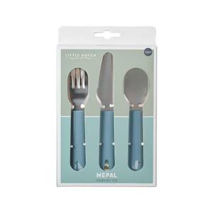 Kinderbesteck Mio 3er Set Pastellblau