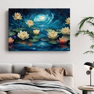 Bild Gemälde Lotus VIII 100 x 70 cm