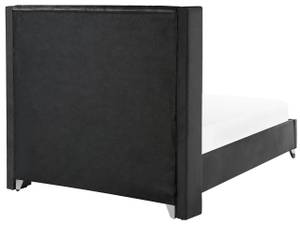 Doppelbett LUBBON Schwarz - Silber - 152 x 142 x 215 cm