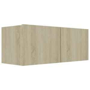 TV-Schrank 4er Set D626 Braun - Holzwerkstoff - 30 x 30 x 80 cm