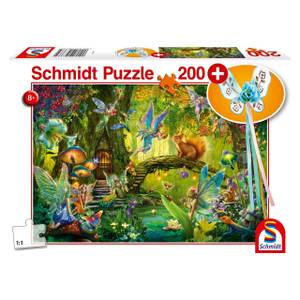 Puzzle Feen im Wald Papier - 20 x 4 x 28 cm