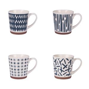 Coffret de 4 mugs Fidji Céramique