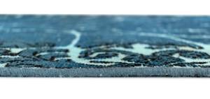 Tapis de couloir Vintage Royal IV Bleu - Textile - 75 x 1 x 225 cm
