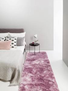 Hochflorteppich Whisper Violett - Textil - 80 x 1 x 300 cm