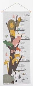 Wachstumsmesser Animal tree Textil - 40 x 155 x 1 cm