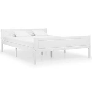 Cadre de lit 3009062-1 Blanc - Largeur : 166 cm