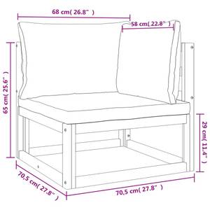 Garten-Lounge-Set 3028504-30 (4-teilig) Grün