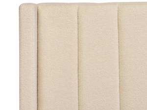 Lit double VILLETTE Beige - Noir - Crème - Largeur : 165 cm