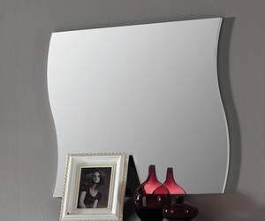 Spiegel Ettore Weiß - Holzwerkstoff - 2 x 60 x 110 cm