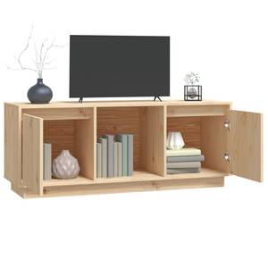 TV-Schrank D805 Braun - Massivholz - 35 x 44 x 111 cm