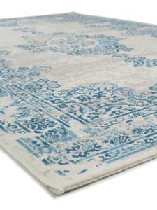 Outdoor Teppich Antique 1 Beige - Blau - Textil - 80 x 1 x 150 cm