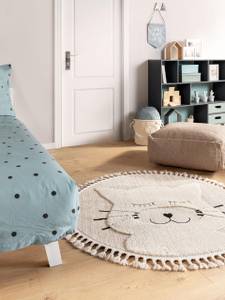 Tapis enfant Momo Beige - Crème