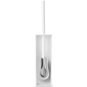 Brosse wc Platawa Blanc - Matière plastique - 6 x 33 x 6 cm