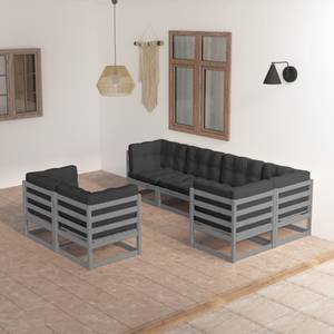 Garten-Lounge-Set (7-teilig) 3009801-2 Anthrazit - Grau