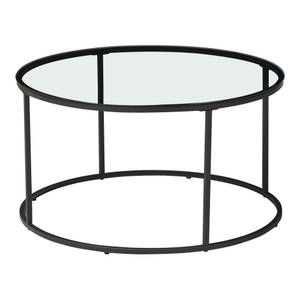 Table basse Kolari ronde noir Translucide