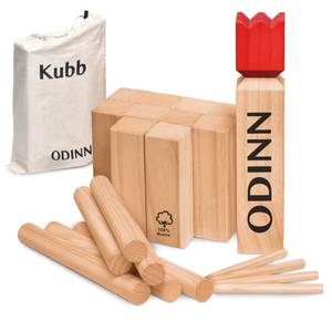 Odinn Kubb Schwedenschach Braun - Holz teilmassiv - 1 x 1 x 0 cm