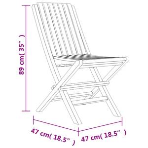 Gartenstuhl 3028486-1 (2er Set) 47 x 89 x 47 cm