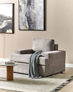 Fauteuil ALLA Marron - Taupe - 1 chaise