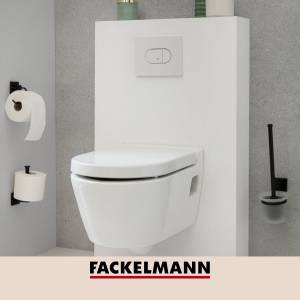 Support papier toilette Noir - Métal - 103 x 85 x 253 cm