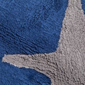 Tapis lavable en coton, BIG STAR Bleu - Textile - 120 x 160 cm