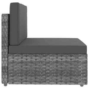 Gartensofa Grau - Metall - Textil - 66 x 52 x 59 cm