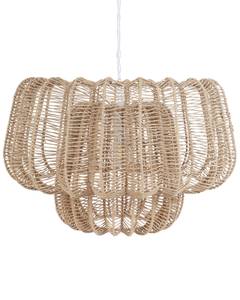 Lampe suspension SAISI Beige - Papier - 48 x 120 x 48 cm