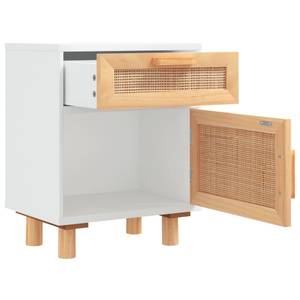 Nachttisch 3014091-2 (2er Set) Weiß - Massivholz - Holzart/Dekor - 40 x 50 x 30 cm