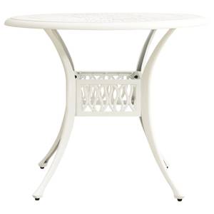 Bistroset (5-teilig) 3011682-2 Weiß - Metall - 90 x 74 x 90 cm