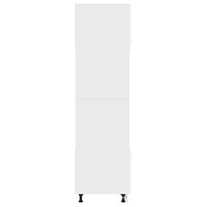 Mikrowellenumbauschrank 3016496-15 Hochglanz Weiß - Weiß
