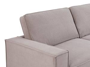 Sofa OLMEDA Grau - Textil - 86 x 88 x 219 cm