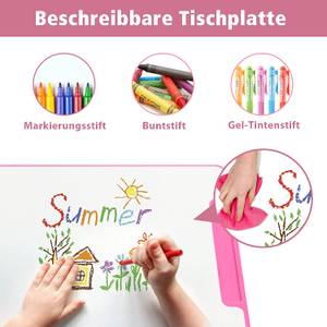 Kinderschreibtisch Set HW67622 Pink