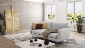 Modernes Sofa 3-Sitzer Avanti Silber