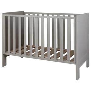 Lit bébé Mila Stone Gris - Bois manufacturé - 66 x 89 x 126 cm