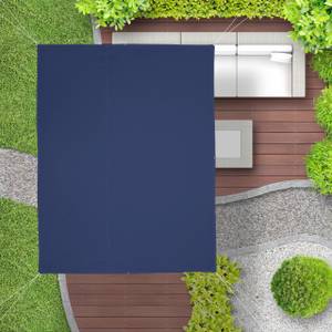 Voile d'ombrage rectangulaire bleu 350 x 450 cm