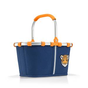 Einkaufskorb carrybag XS kids Tiger Navy Blau - Kunststoff - 34 x 18 x 20 cm