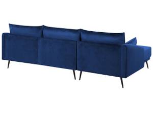 3-Sitzer Sofa VARDE Schwarz - Blau - Marineblau