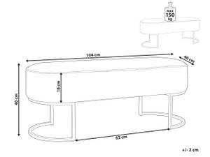 Banc MILRY Gris lumineux