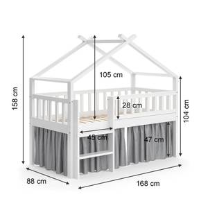 Hausbett Adis 38137 Weiß - 88 x 168 cm