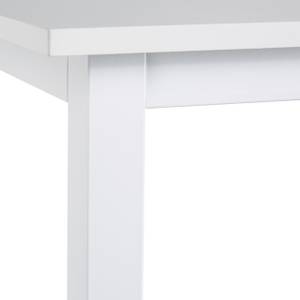 Weißer Schreibtisch Weiß - Holzwerkstoff - Metall - 120 x 76 x 60 cm