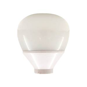 Ampoule LED rechargeable LYS Blanc - Verre - 5 x 11 x 12 cm