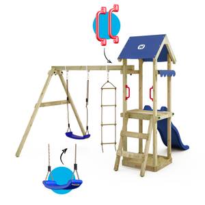 Spielturm Klettergerüst TinyCabin Blau