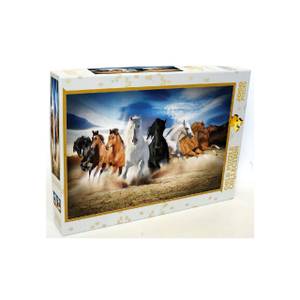 Puzzle Full Speed Gallop 2000 Teile Papier - 28 x 6 x 37 cm