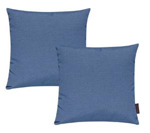 2er Set Kissenhüllen FINO farbig 40x40cm Blau