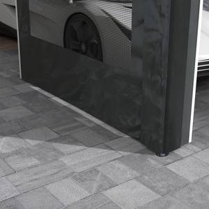 Garagenzelt 84C-442V00CG Grau - Textil - 297 x 310 x 600 cm