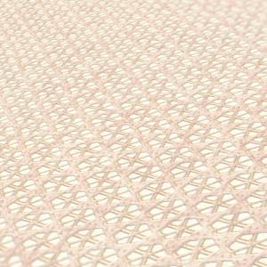 Sterntapete Rosa, Weiß Pink - Weiß - Kunststoff - Textil - 53 x 1 x 1005 cm