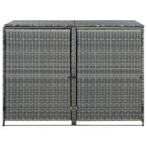 Mülltonnenbox 3000941 Grau - Kunststoff - Polyrattan - 148 x 111 x 77 cm